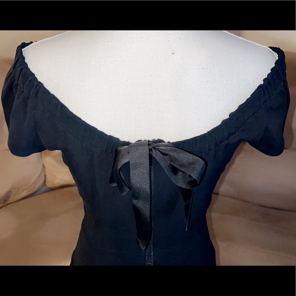 BURBERRY Silk Off The Shoulder Mini Dress - Picture 4 of 7